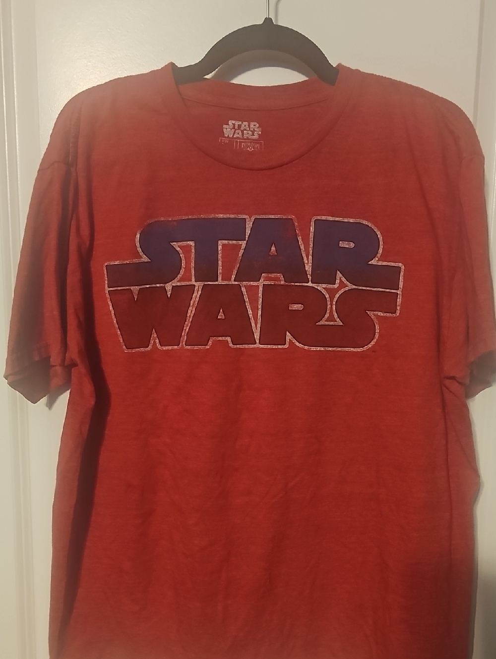Star Wars Red Tee with Navy Logo